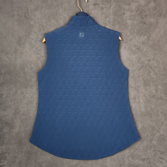 FootJoy‎ ThermoSeries Insulated Golf Vest Womens Medium Navy Blue 30687 - Picture 6 of 15